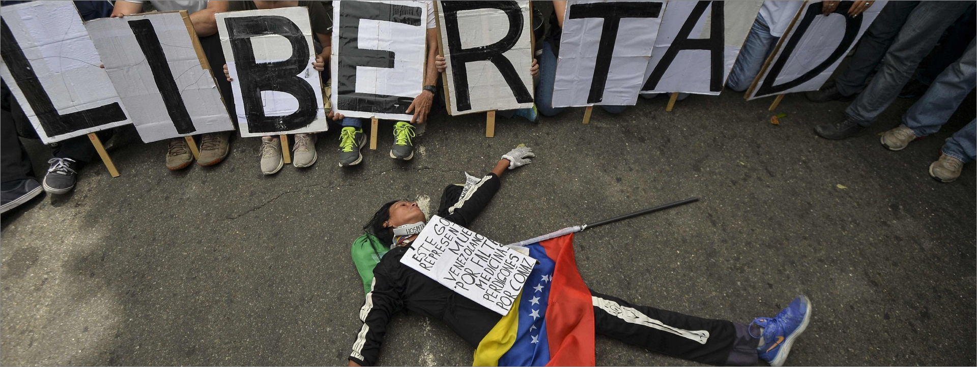 Protesta por libertad de expresión